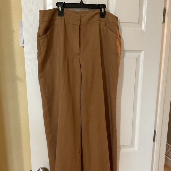 EUC Eileen Fisher wide-leg ankle pants 12 - Picture 1 of 9